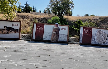 Harput'un simgeleri tanıtım panolarına taşındı