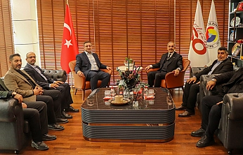 HÜDA-PAR heyetinden başkan Alan'a ziyaret