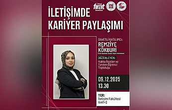 İletişimde Kariyer Günlerinin konuğu Remziye Kökburi olacak