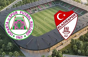 Isparta 32 Spor -  Elazığspor maçı canlı anlatım