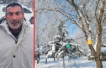 Karakoçan'da termometreler eksi 22'yi gösterdi: İlçe buz tuttu