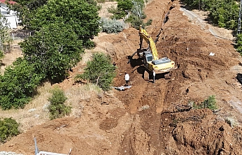 Kürk Köyü'nde tarımsal sulama altyapısı yenilendi