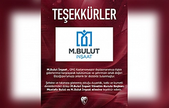 M. Bulut İnşaat'tan Elazığspor'a deplasman desteği