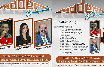 Maden'de Maden Buluşmaları' 22 Kasım'da gerçekleşecek
