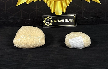 Malatya'da 1 kilo 769 gram metamfetamin ele geçirildi