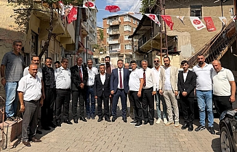 MHP Maden İlçe Başkanı Erkan Türkel güven tazeledi