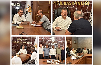 Milletvekili Erol Keleş, hemşehrilerinin taleplerini dinledi
