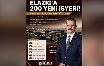 Milletvekili Keleş: 'Çamyatağı Küçük Sanayi Sitesi'nde ihale tarihi kesinleşti'