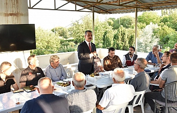 Milletvekili Keleş, Cip Barajı Sulama Kanalı'nda incelemelerde bulundu