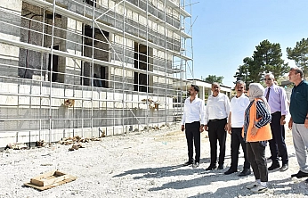 Milletvekili Keleş'ten Ağın mesaisi: Hastane inşaatını yerinde inceledi