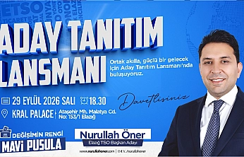 Nurullah Öner'den Elazığ'a Açık Davet: 'Gelin, Bizi Yakından Tanıyın'