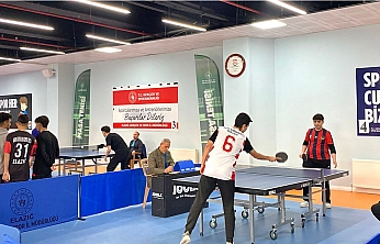 Okul sporları gençler masa tenisi müsabakaları tamamlandı