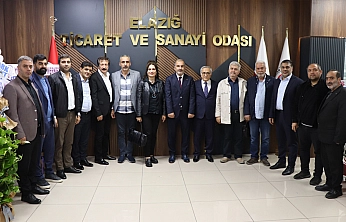 OSB başkanı Öztürk ve yönetim kurulundan başkan Alan'a hayırlı olsun ziyareti