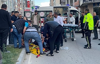 Otomobilin çarptığı kadın ağır yaralandı!