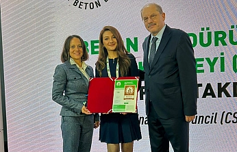 Seza Çimento'nun çevreci yaklaşımı uluslararası arenada tescillendi