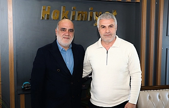 Sonsöz Gazetesi Genel Yayın Yönetmeni Şağbanşua, Hakimiyet Haber'i ziyaret etti