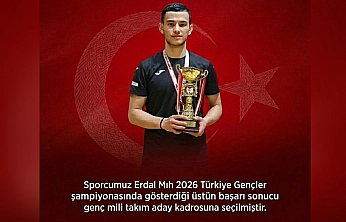 Sporcumuz Erdal Mıh Milli takım yolunda!