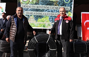 'Üzümler Suya Damla Damla Kavuşsun' Projesiyle Üreticilere Destek