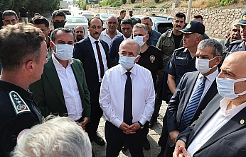 Vali Hatipoğlu'ndan yangın açıklaması: '5 işçimiz hafif yaralandı'