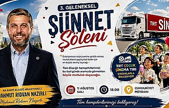 Vekil Nazırlı'dan tüm Elazığlılara davet! 'Evlatlarımızın mutluluğuna ortak olalım'