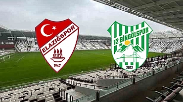 Elazığspor - 12 Bingölspor maçı canlı anlatım