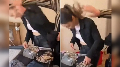 Hırsızlık yapan çalışanını darp etti