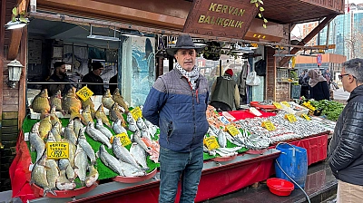 Elazığ'da Balık Azaldı, tezgahlarda durgunluk yaşanıyor