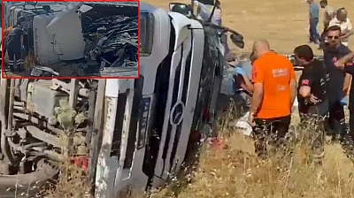 Elazığ'da feci kaza!