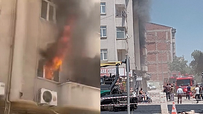 Elazığ'da korkutan yangın!