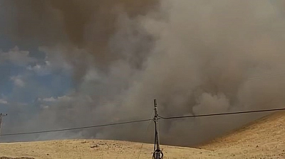 Elazığ'da korkutan yangın!