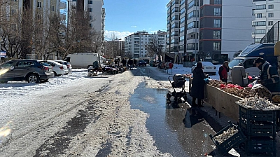 Elazığ'da salı pazarı tezgahsız kaldı