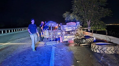 Elazığ'da traktör kazası: 1 yaralı