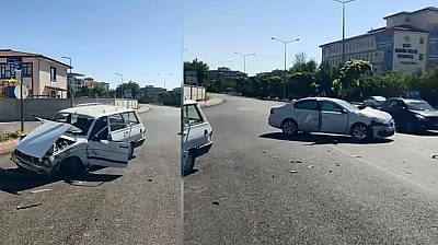 Elazığ'da zincirleme trafik kazası: 1 yaralı