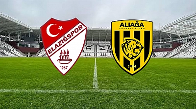 Elazığspor – Aliağa FK maçı canlı anlatım