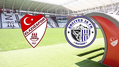 Elazığspor - Erciyes 38 FK maçı canlı anlatım