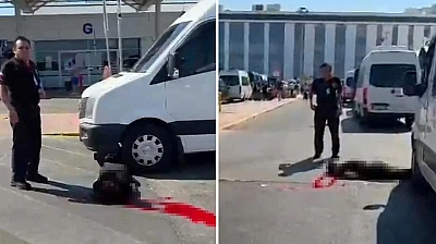 Emekli polis havalimanında kız arkadaşını öldürdü