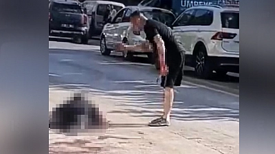 Husumetlisini öldürüp başında beklediği görüntü ortaya çıktı