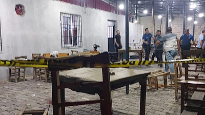 kahvehaneye silahlı saldırı: 1 ölü, 4 yaralı