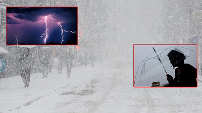 Meteoroloji o iller için kırmızı alarm verdi! Sağanak ve yoğun kar yağışı yolda