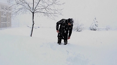 O illere yarım metre kar geliyor! Kar kalınlığı 50 santimi aşacak