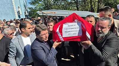 Ölen vali yardımcısı dualarla son yolculuğuna uğurlandı