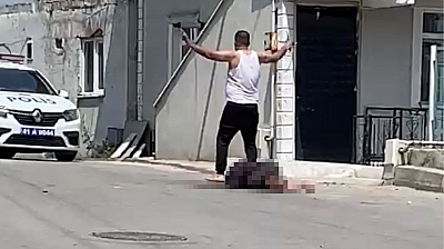 Sokak ortasında eşini öldüren koca: 'Çocuğumla göz göze gelince durdum'