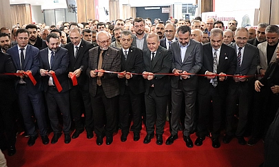 Başkan Alan, inşaat ve yapı teknolojileri fuarı açılışına katıldı