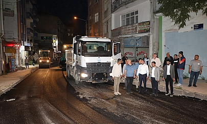 Elazığ Belediyesinden hummalı asfalt mesaisi