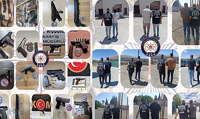 Elazığ'da aranan 90 şahıs yakalandı, 36 ruhsatsız silah ele geçirildi