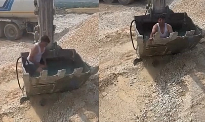 Elazığ'da ilginç serinleme yöntemi