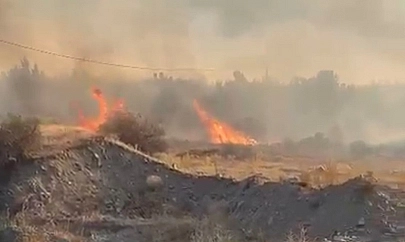 Elazığ'da örtü yangını söndürüldü