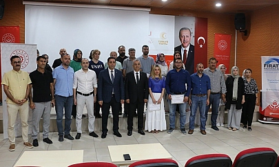 Elazığ'da psikososyal destek personeline sertifika