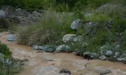 Elazığ'da sağanak yağışlar dereleri hareketlendirdi