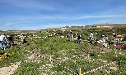 Elazığ'da Tadım Kalesi ve Höyüğünde kazı çalışmaları yeniden başladı
